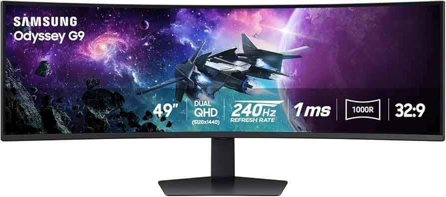 Samsung 49 Inch Odyssey G9 240HZ Curved Gaming Monitor